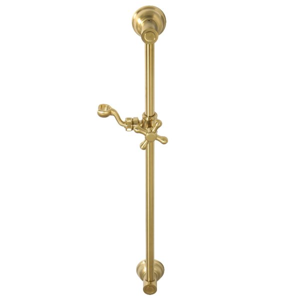 Showerscape KSX3527SG 24-Inch Shower Slide Bar, Brushed Brass KSX3527SG